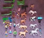 Set Playmobil paarden, ruiters en toebehoren, Ophalen, Zo goed als nieuw, Los playmobil