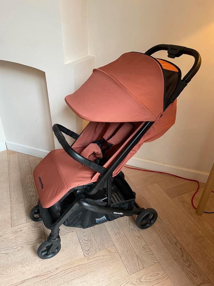 Easywalker Miley2 buggy - Sunset Red - Inclusief regenhoes, Kinderen en Baby's, Kinderwagens en Combinaties, Gebruikt, Kinderwagen