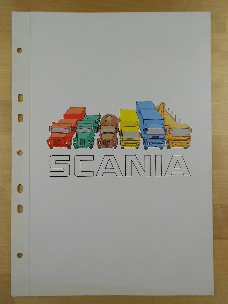 Scania Programma Brochure 1975 – 145 140 111 86 81, Ophalen of Verzenden, Zo goed als nieuw, Overige merken, Scania