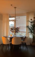 Hanglamp goudkleurig glazen bollen, Ophalen of Verzenden, Zo goed als nieuw, 75 cm of meer