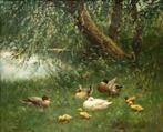 Constant Artz '' eendenfamilie'', Ophalen of Verzenden