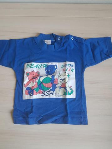 Blauw T-shirt maat 74 beschikbaar voor biedingen