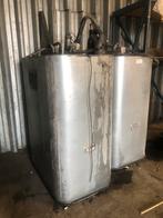 Olie opslagtanks 2x 1000 ltr dubbelwandig, complete set, Ophalen, Gebruikt