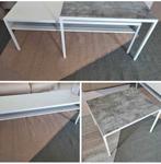 Salontafel IKEA wit / grijs, Huis en Inrichting, Ophalen, Gebruikt, 100 tot 150 cm, 50 tot 100 cm