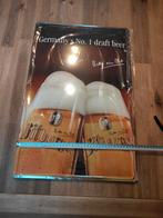 Bitburger Reclamebord - 60x40 cm, Ophalen of Verzenden, Zo goed als nieuw