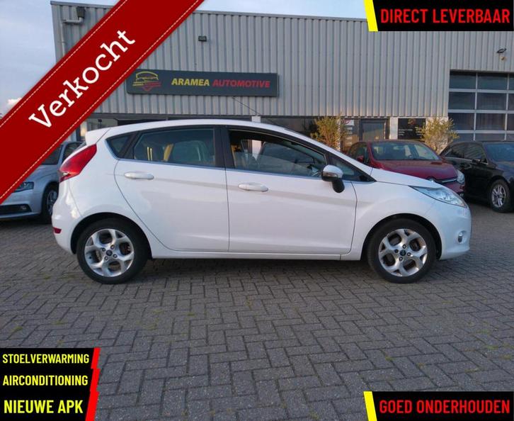 Ford Fiesta 1.25 Titanium 5drs|Stoelverwarming|Bluetooth, Auto's, Ford, Bedrijf, Te koop, Fiësta, ABS, Airbags, Airconditioning