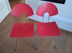 4 rode design stoelen van kusch co, Ophalen, Gebruikt, Twee, Design