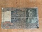 10 gulden meisje met de druiven 3-7-1942, Ophalen, 10 gulden, Los biljet