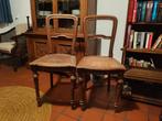 Antieke stoelen met rieten zitting (set van 2), Ophalen