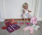leuke babyborn grote zus 43 set extra kleding,en regenjasje, Ophalen of Verzenden, Zo goed als nieuw, Babypop