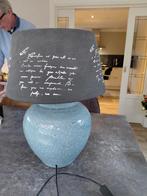 Tafel Lamp met Grijze Kap, Ophalen, Gebruikt, Minder dan 100 cm, Modern