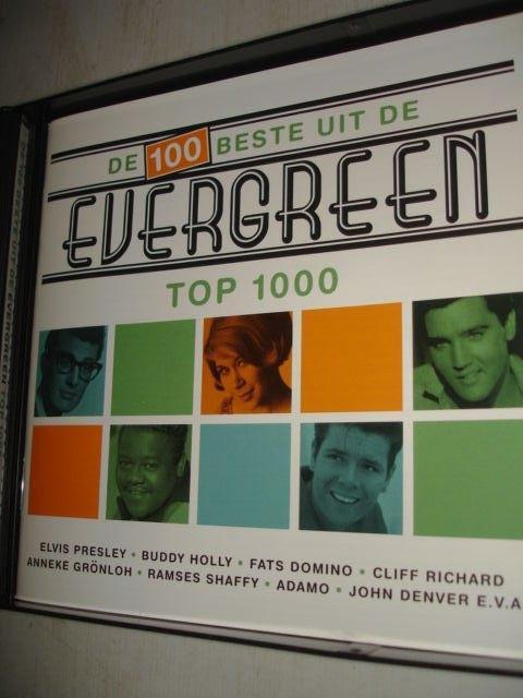100 Evergreen TOPPERS- Universal- BOX- 4-CD- (NIEUW), Cd's en Dvd's, Cd's | Verzamelalbums, Verzenden, Nieuw in verpakking, Pop