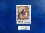 peru - kerst 1986 (z-421), Ophalen of Verzenden, Gestempeld, Zuid-Amerika