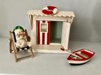 Decoratief houten strandhuisje, Ophalen of Verzenden, Zo goed als nieuw