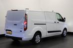 Ford Transit Custom 2.0 TDCI 130PK L2 EURO 6 - Airco - Navi, Voorwielaandrijving, Stof, 4 cilinders, Wit