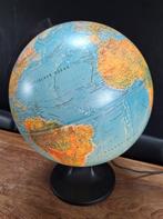 Scanglobe wereldbol verlichte globe rond 30cm hoogte ca 40cm, Verlicht, Gebruikt, Ophalen of Verzenden