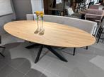 Ovale eettafel, Ophalen, 100 tot 150 cm, 200 cm of meer, Zo goed als nieuw
