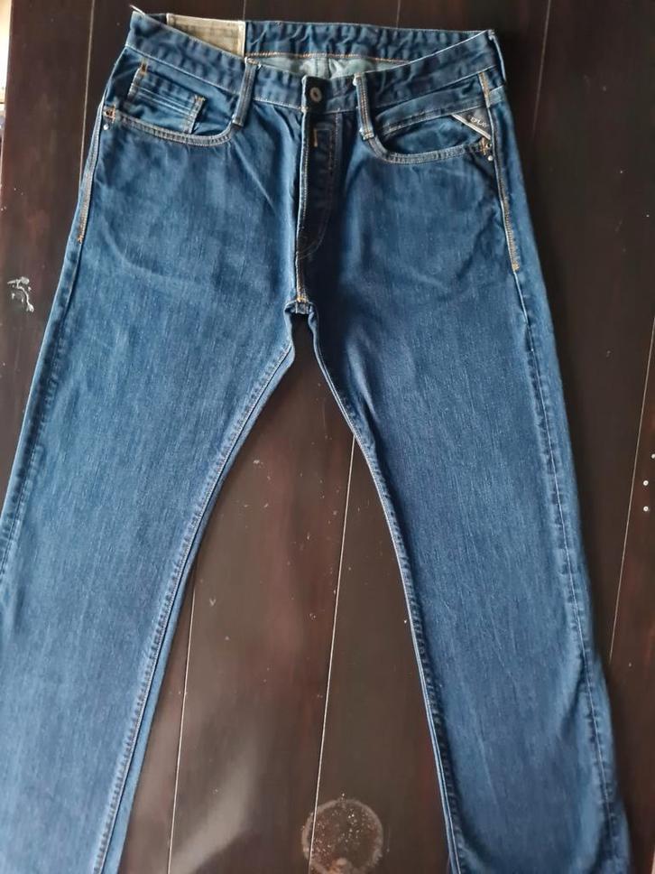 ZGAN CLASSIC REPLAY BILLSTRONG REGULAR STRAIGHT FIT 34/34, Kleding | Heren, Spijkerbroeken en Jeans, Zo goed als nieuw, W33 - W34 (confectie 48/50)