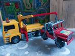Bruder MAN TGA Takelwagen 4x4, Ophalen of Verzenden, Zo goed als nieuw