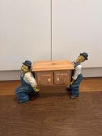 Laurel & Hardy Beeldjes als Verhuizers, Verzamelen, Beelden en Beeldjes, Ophalen, Gebruikt