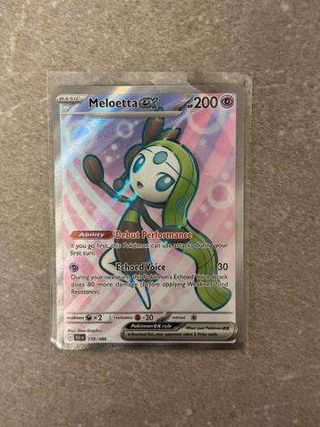 Pokemon Meloetta ex 159/086 beschikbaar voor biedingen