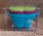 6 siliconen cupcake vormpjes, Ophalen of Verzenden, Zo goed als nieuw, Cupcakes, Bakvorm