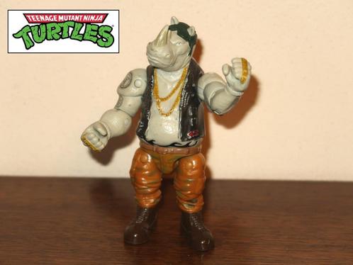 Out of the Shadows Rocksteady, 2015 Playmates, TMNT bad guy, Kinderen en Baby's, Speelgoed | Actiefiguren, Gebruikt, Verzenden
