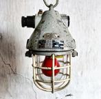 Originele EOW Koude Oorlog Bunkerlamp uit de DDR (jaren 60)., Huis en Inrichting, Lampen | Hanglampen, Gebruikt, Ophalen of Verzenden