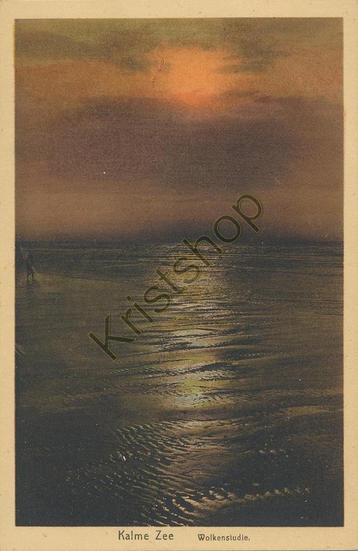 Wolkenstudie - Kalme Zee [KRST007-4800 beschikbaar voor biedingen