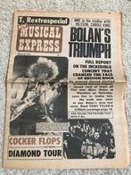 NME 1972 Marc Bolan AMERICA NILSSON Humble Pie TRAFFIC, Boeken, Tijdschriften en Kranten, Ophalen of Verzenden, Muziek, Film of Tv