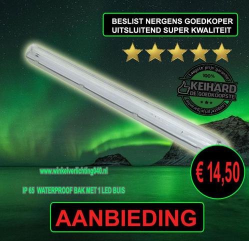 LED BAK IP 65 WATERPROOF 150CM INCL 1 LED BUIS, Huis en Inrichting, Lampen | Plafondlampen, Nieuw, Ophalen of Verzenden