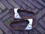 GRATIS VERZENDEN STOERE WITTE LAK BIRKENSTOCK MADRID 42, Slippers, Verzenden, Wit, Zo goed als nieuw