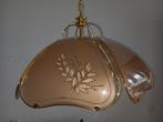 mooie hanglamp met rookglas, Huis en Inrichting, Lampen | Hanglampen, Gebruikt, 50 tot 75 cm, Ophalen, Glas
