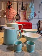 Vintage lichtgroen servies delen, Antiek en Kunst, Antiek | Servies los, Ophalen