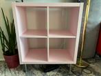 Ikea Kallax kast 4 vier vakken roze, Huis en Inrichting, Kasten | Wandmeubels, Ophalen, Gebruikt, Minder dan 150 cm, Minder dan 100 cm