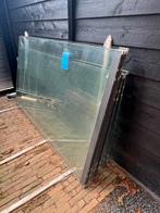 Glazen schuifdeuren veranda, Tuin en Terras, Overkappingen, Ophalen, Gebruikt, Veranda