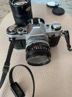 Canon AE-1 analoge camera  met 2 lenzen, Audio, Tv en Foto, Fotocamera's Analoog, Ophalen, Gebruikt, Spiegelreflex, Canon