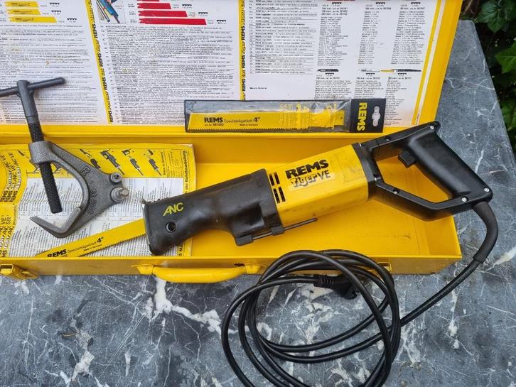 REMS TIGER Reciprozaag Buizenzaag Nieuwstaat, Doe-het-zelf en Verbouw, Gereedschap | Zaagmachines, Zo goed als nieuw, Reciprozaag