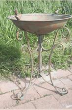 Groot Staand Vogelbad Vogel Voederschaal Smeedijzer Nieuw, Tuin en Terras, Vogelhuisjes en Vogelbaden, Ophalen of Verzenden, Nieuw