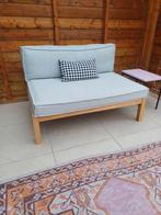 Palletbank hout excl. kussens, Tuin en Terras, Tuinsets en Loungesets, Ophalen of Verzenden, Zo goed als nieuw, Hout