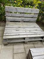 Palletbank inclusief kussens, Tuin en Terras, Ophalen, Gebruikt, Hout