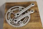 Campagnolo RECORD crankstel 170 mm - 52 / 42 tands vintage, Crankstel of Pedalen, Gebruikt, Campagnolo, Racefiets