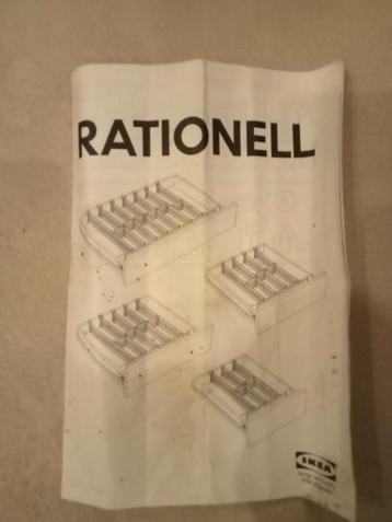 Ikea rationell rails bestekla indeling
