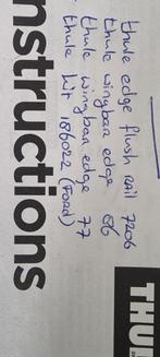 Thule dakdragers Nieuw voor oa ford focus met flush rail, Ophalen of Verzenden, Nieuw