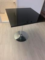 Zwarte Kartel tafel met chromen voet, Ophalen of Verzenden