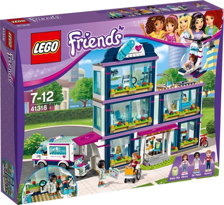 LEGO Friends Heartlake Ziekenhuis - 41318, Kinderen en Baby's, Speelgoed | Duplo en Lego, Nieuw, Lego, Complete set, Ophalen of Verzenden