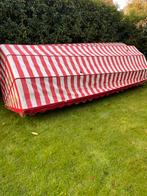 Markies rood/wit, Tuin en Terras, Zonneschermen, Ophalen, Gebruikt, 450 cm of meer, 150 tot 300 cm