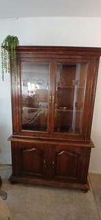 Antieke vitrinekast, Huis en Inrichting, Kasten | Vitrinekasten, Ophalen, 50 tot 100 cm, 150 tot 200 cm, 25 tot 50 cm