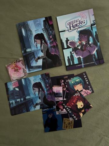 Va-11 Hall-a On the Rocks fan magazines vol 1+2 en merch beschikbaar voor biedingen