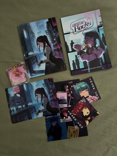 Va-11 Hall-a On the Rocks fan magazines vol 1+2 en merch, Spelcomputers en Games, Spelcomputers | Overige Accessoires, Nieuw, Ophalen